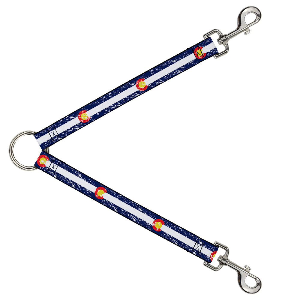 Dog Leash Splitter - Colorado Flags4 Weathered Dog Leash Splitters Buckle-Down   