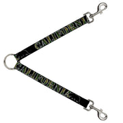 Dog Leash Splitter - CALIFORNIA/Bear Silhouette Black/Camo Olive Dog Leash Splitters Buckle-Down   