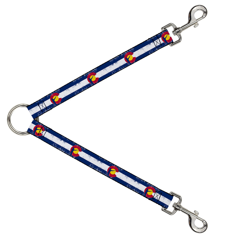 Dog Leash Splitter - Colorado Flag/Fisher Weathered Dog Leash Splitters Buckle-Down   