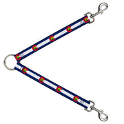 Dog Leash Splitter - Colorado Flag/Marijuana Leaf Dog Leash Splitters Buckle-Down   
