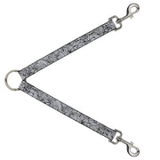 Dog Leash Splitter - Doodle1 White/Black Dog Leash Splitters Buckle-Down   