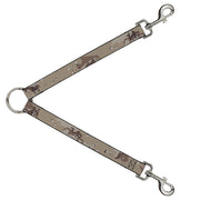 Dog Leash Splitter - Desert Camo Tans/Browns Dog Leash Splitters Buckle-Down   