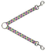 Dog Leash Splitter - Flip Flops6 Sand/Multi Color Dog Leash Splitters Buckle-Down   