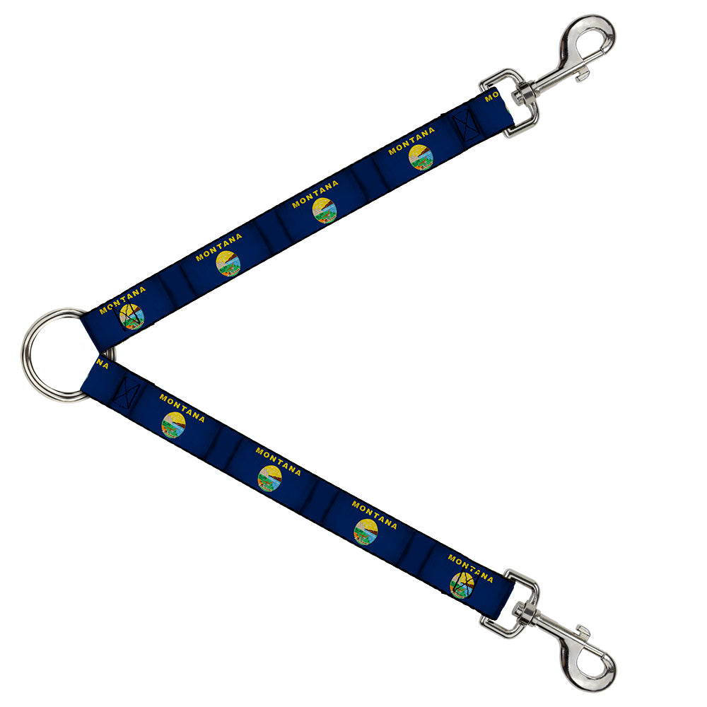 Dog Leash Splitter - Montana Flags Dog Leash Splitters Buckle-Down   