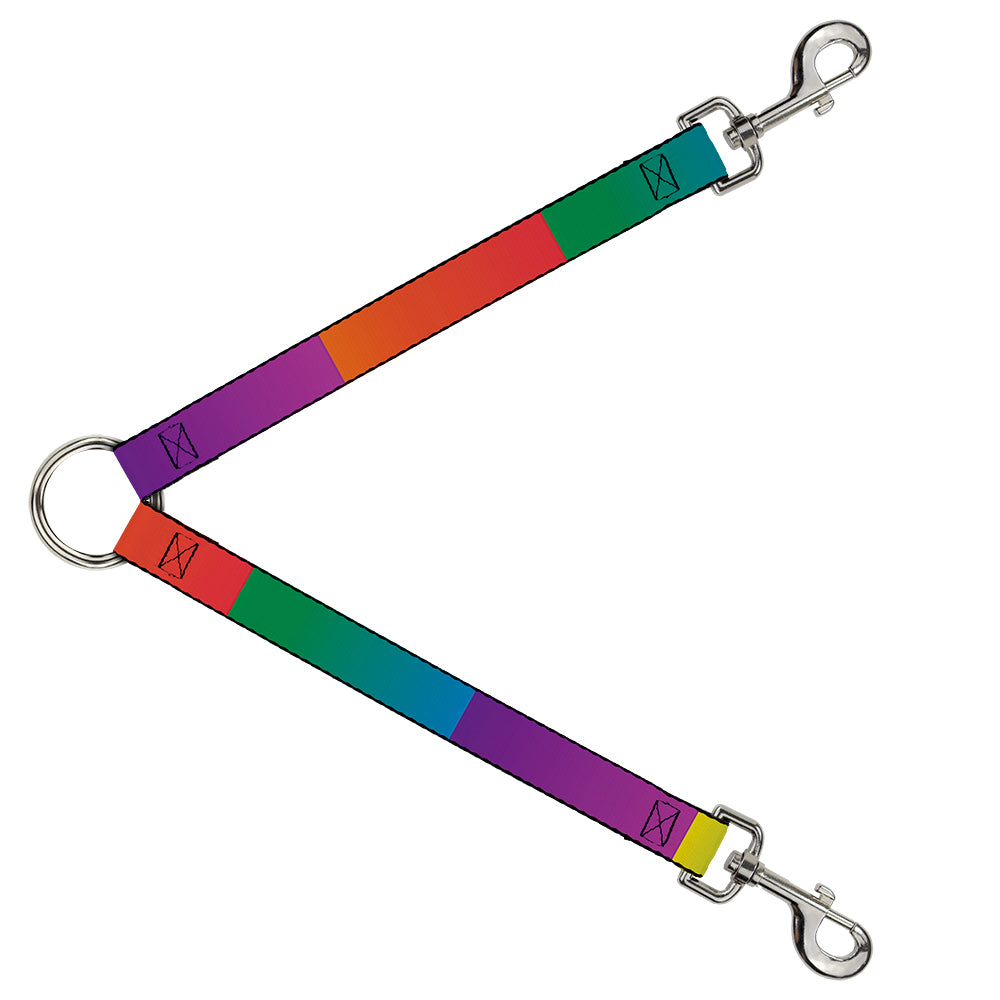 Dog Leash Splitter - Multi Color Blocks Dog Leash Splitters Buckle-Down   