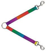 Dog Leash Splitter - Multi Color Blocks Dog Leash Splitters Buckle-Down   