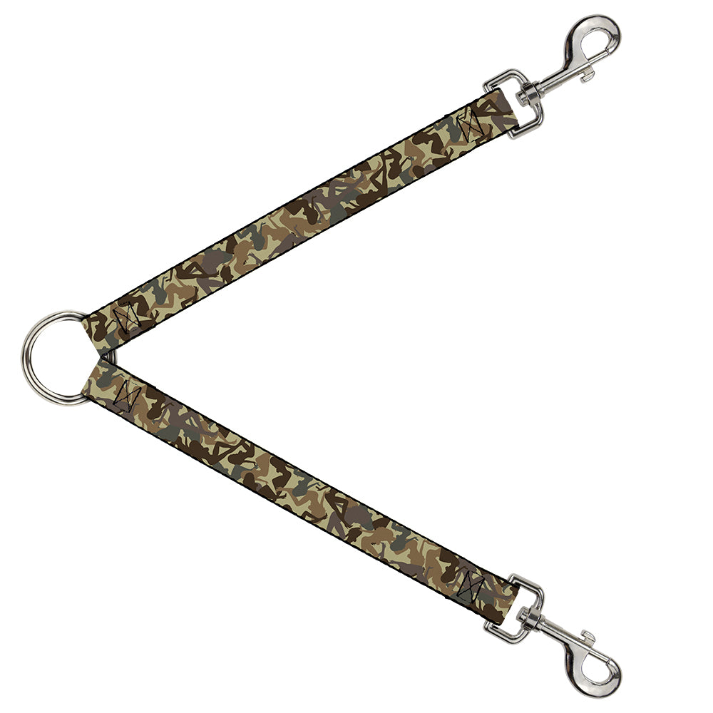 Dog Leash Splitter - Mud Flap Girls Camo Browns Dog Leash Splitters Buckle-Down   