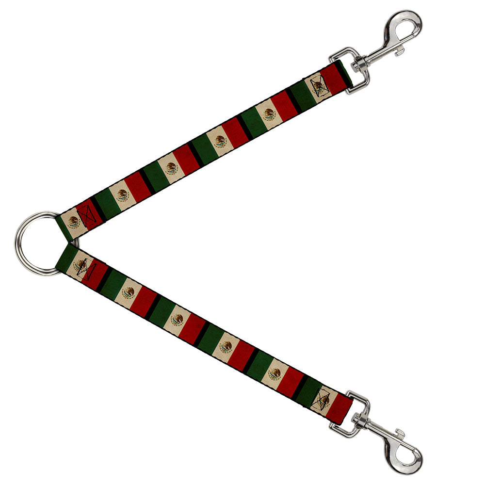 Dog Leash Splitter - Mexico Flag Distressed Dog Leash Splitters Buckle-Down   