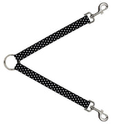 Dog Leash Splitter - Mini Stars3 Black/White Dog Leash Splitters Buckle-Down   