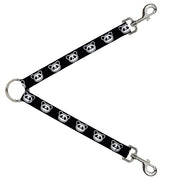 Dog Leash Splitter - Panda Bear Cartoon2 Black/White Dog Leash Splitters Buckle-Down   