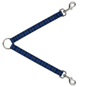 Dog Leash Splitter - Plaid Navy Dog Leash Splitters Buckle-Down   