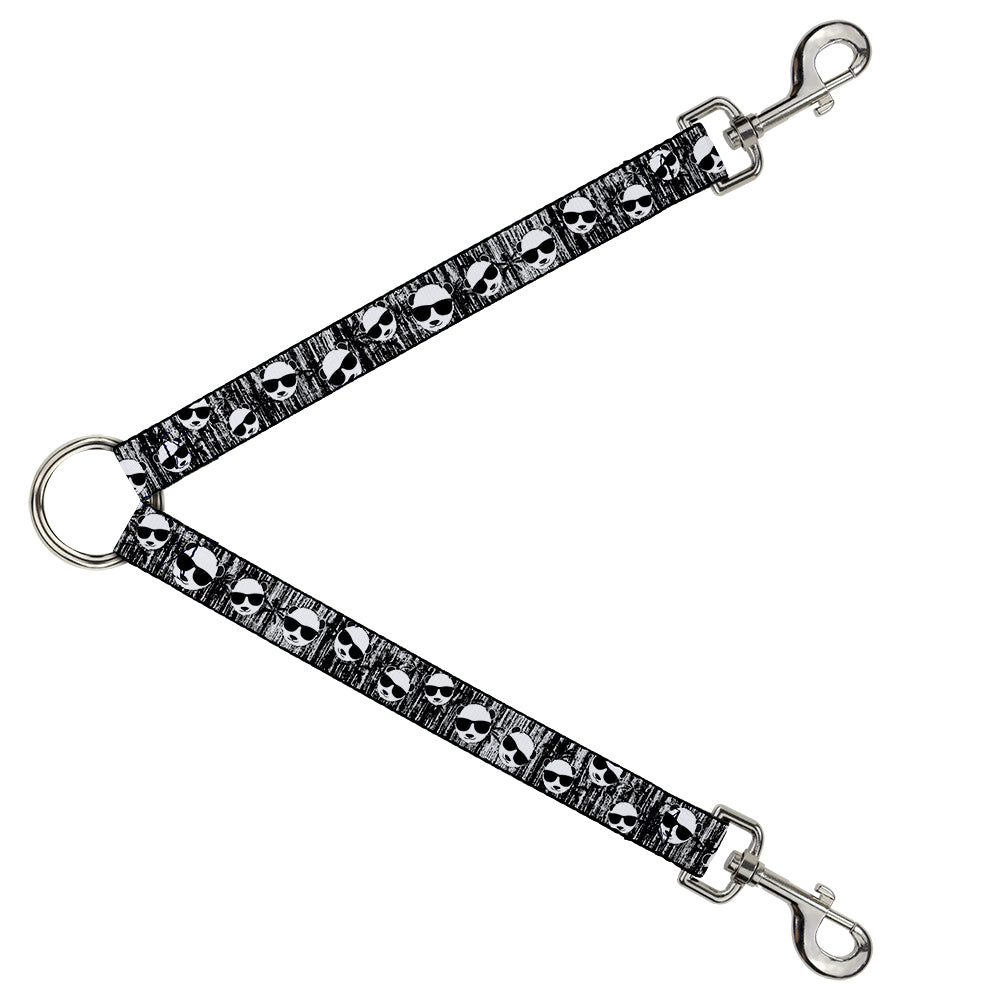 Dog Leash Splitter - Panda w/Sunglasses & Palm Trees Dog Leash Splitters Buckle-Down   