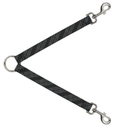 Dog Leash Splitter - Plaid Gray/Black/Brown Dog Leash Splitters Buckle-Down   