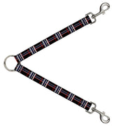 Dog Leash Splitter - Plaid Black/Red/White/Blue Dog Leash Splitters Buckle-Down   