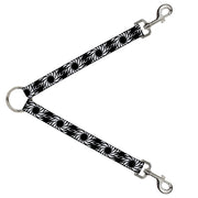 Dog Leash Splitter - Pinwheel Black/White Dog Leash Splitters Buckle-Down   