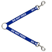 Dog Leash Splitter - Pet Quote DO NOT FEED Navy White Dog Leash Splitters Buckle-Down   