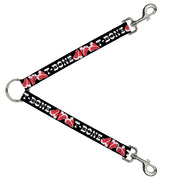 Dog Leash Splitter - Steaks w/T-BONE Text Dog Leash Splitters Buckle-Down   