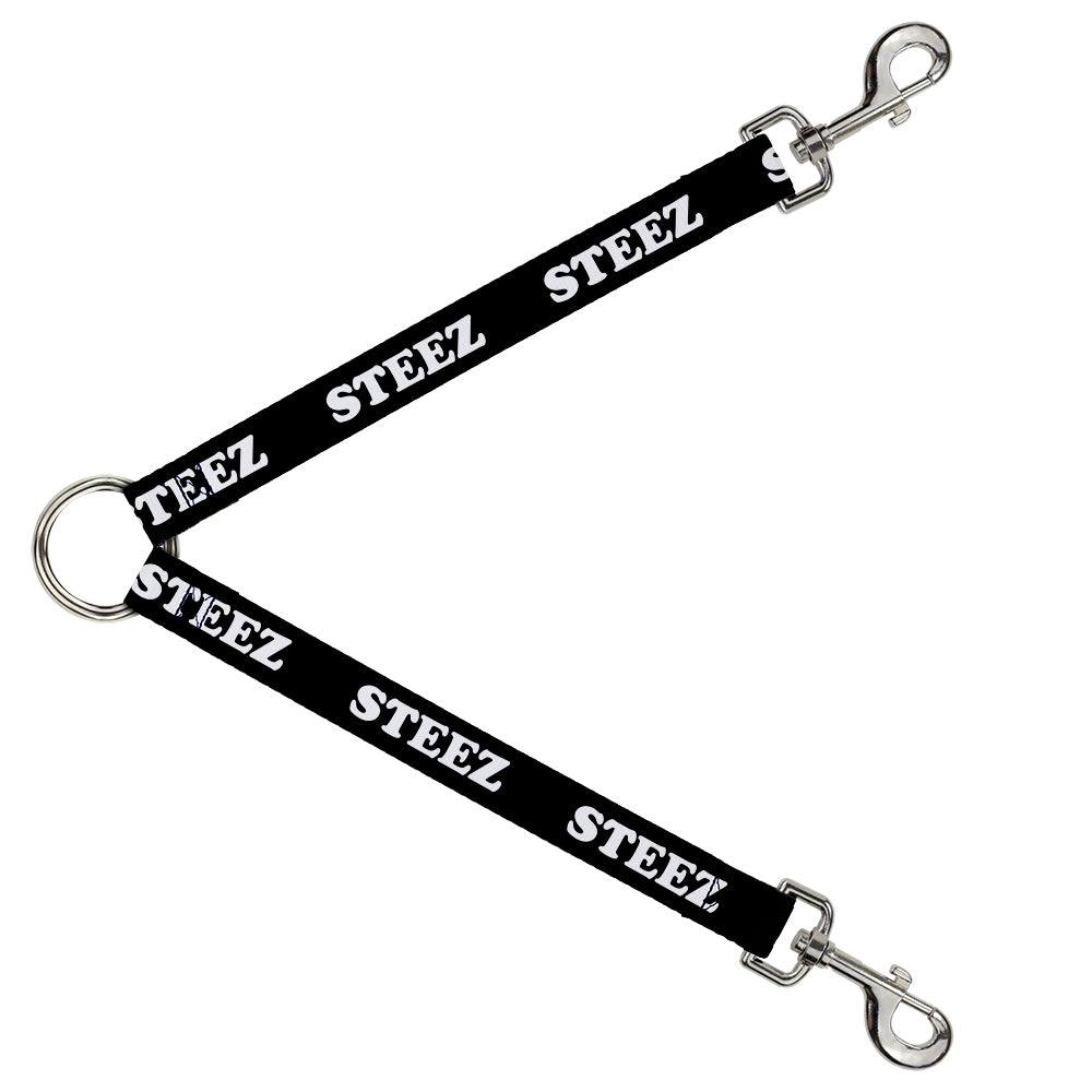 Dog Leash Splitter - STEEZ Black/White Dog Leash Splitters Buckle-Down   