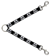 Dog Leash Splitter - Sunglasses & Mustache Black/White Dog Leash Splitters Buckle-Down   