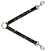 Dog Leash Splitter - San Francisco w/Moon Vivid Skyline Black Dog Leash Splitters Buckle-Down   