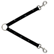 Dog Leash Splitter - Shining Stars Black/White Dog Leash Splitters Buckle-Down   