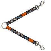 Dog Leash Splitter - Solar System Sun/Planets/Stars Dog Leash Splitters Buckle-Down   