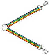 Dog Leash Splitter - St. Pat's Rainbow/Coins Dog Leash Splitters Buckle-Down   
