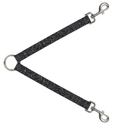Dog Leash Splitter - Speckle Black/White Dog Leash Splitters Buckle-Down   