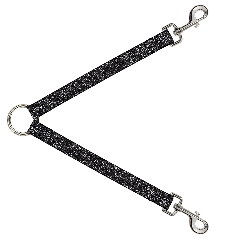 Dog Leash Splitter - Speckle Black/White Dog Leash Splitters Buckle-Down   