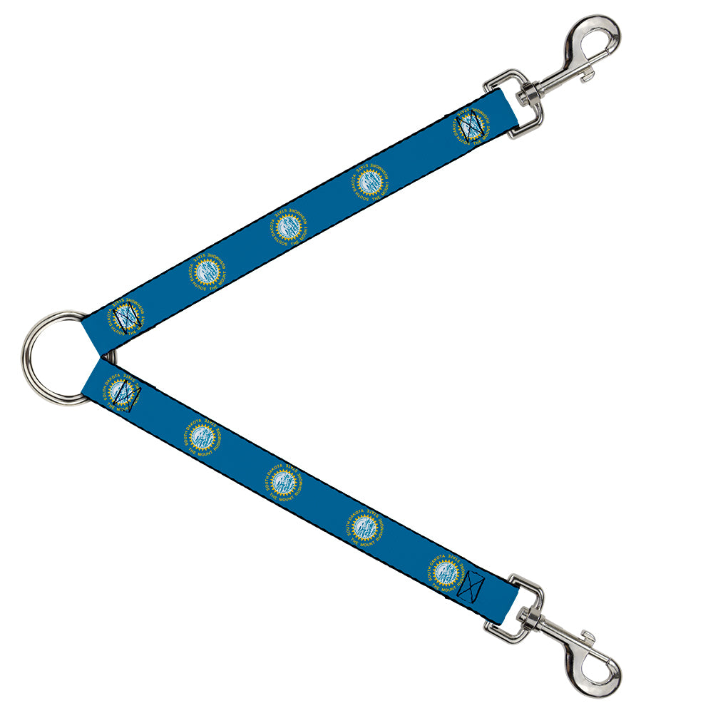 Dog Leash Splitter - South Dakota Flags Dog Leash Splitters Buckle-Down   