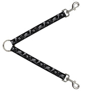 Dog Leash Splitter - Colorado Skier/Snowboarder Black/White/Grays Dog Leash Splitters Buckle-Down   