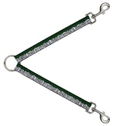 Dog Leash Splitter - Colorado Mountains Green/White/Gray Text Dog Leash Splitters Buckle-Down   