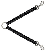 Dog Leash Splitter - Checker Weathered2 Black/Gray Dog Leash Splitters Buckle-Down   