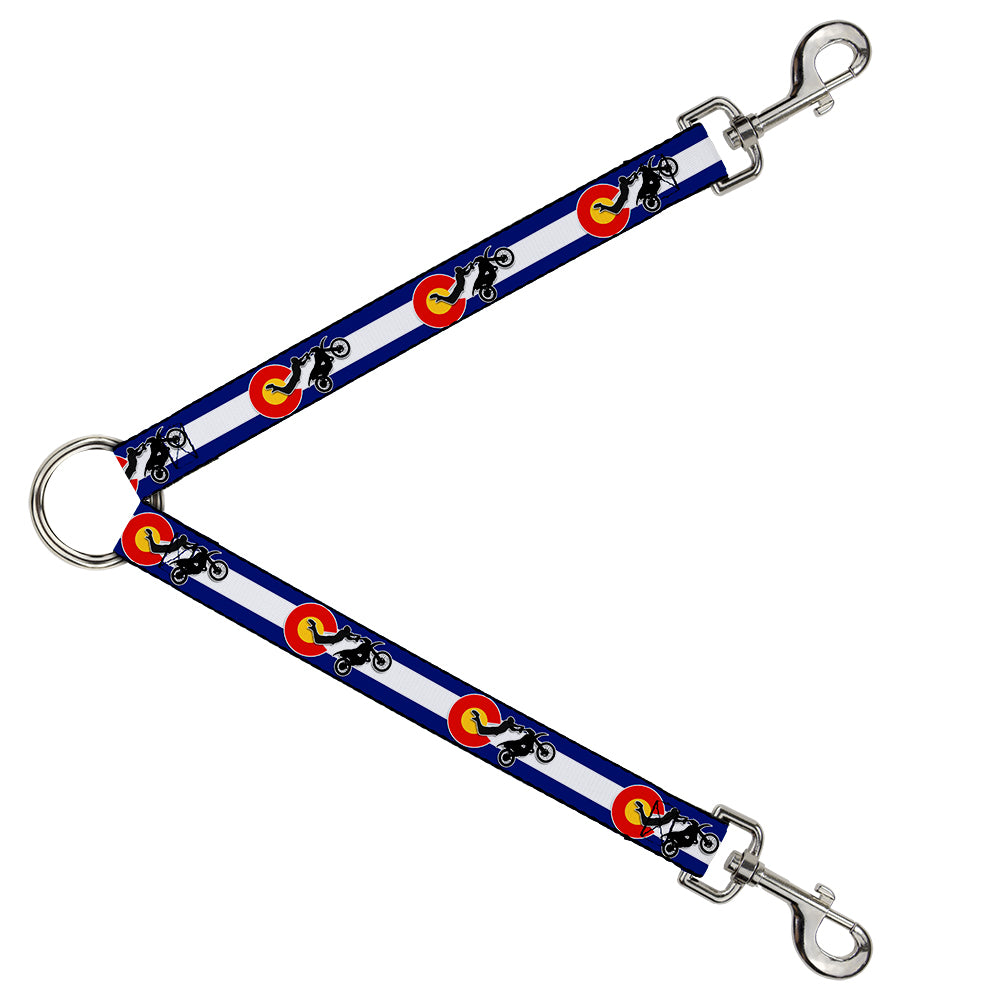 Dog Leash Splitter - Colorado/Freestyle Motocross Superman Dog Leash Splitters Buckle-Down   