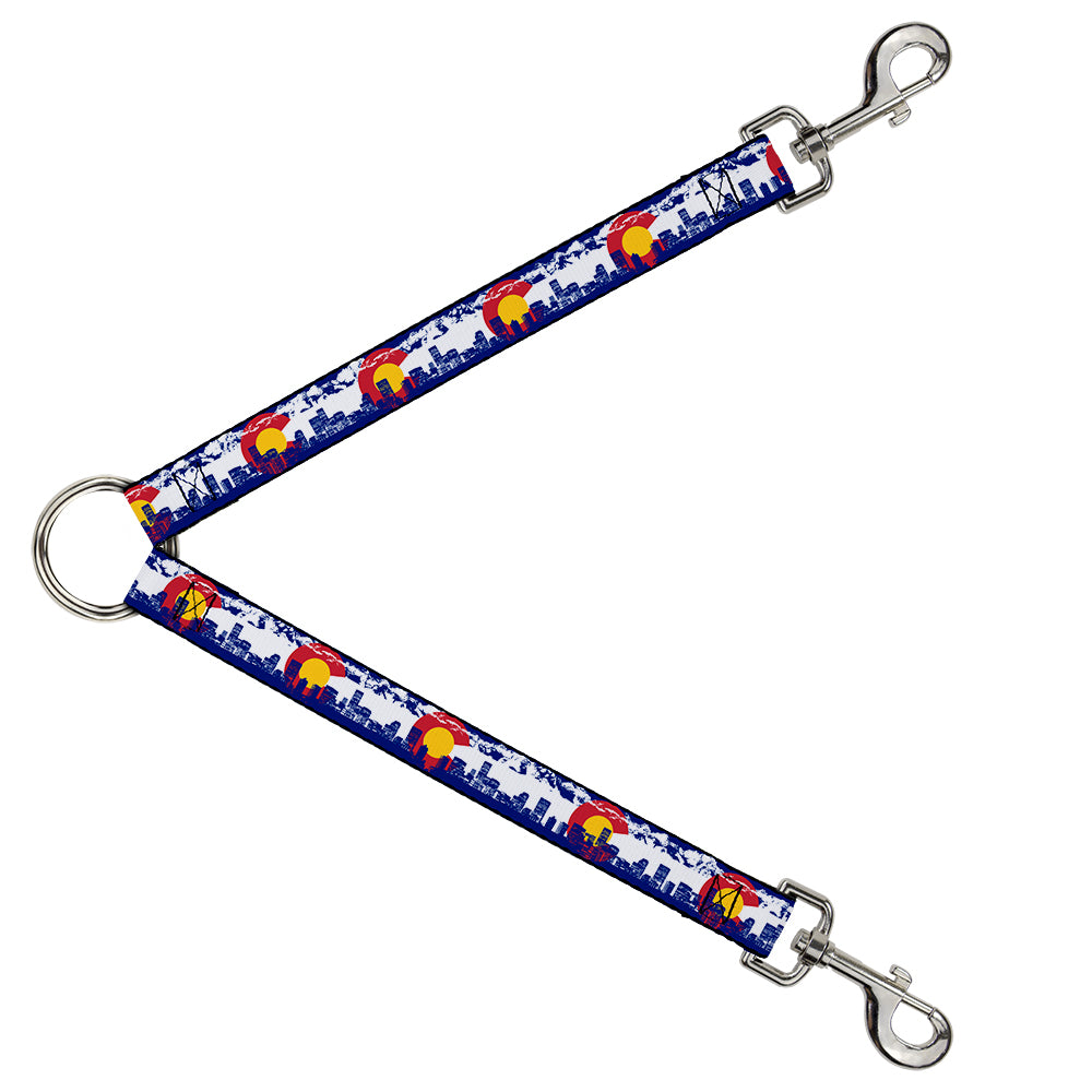 Dog Leash Splitter - Colorado Skyline/Mountains Dog Leash Splitters Buckle-Down   