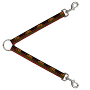 Dog Leash Splitter - Cali Bear/Star/Stripe/US Flag Stretch Dog Leash Splitters Buckle-Down   