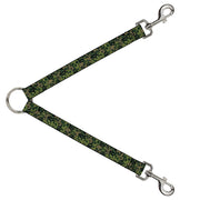 Dog Leash Splitter - Camo Olive/Black Skull Yard2 Dog Leash Splitters Buckle-Down   