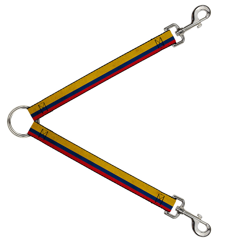 Dog Leash Splitter - Colombia Flag Distressed Dog Leash Splitters Buckle-Down   