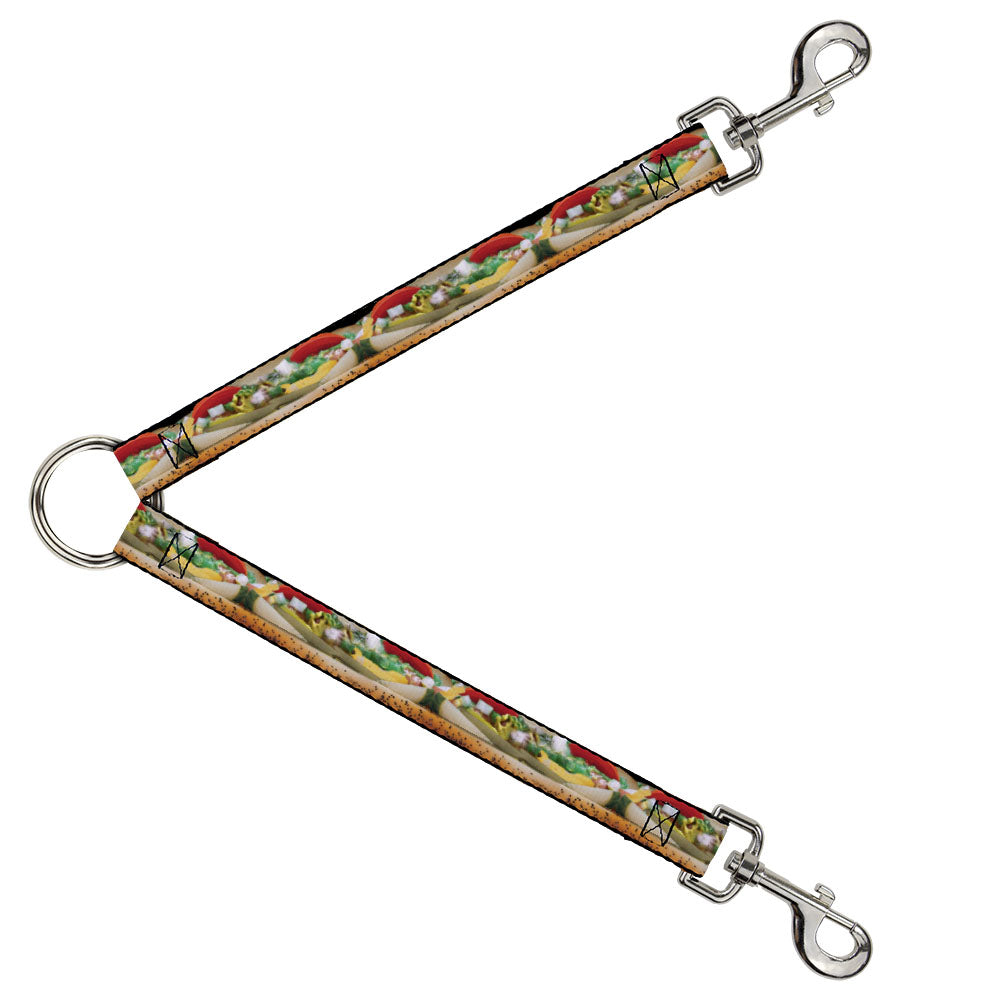 Dog Leash Splitter - Chicago Style Hot Dog Vivid Dog Leash Splitters Buckle-Down   