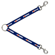Dog Leash Splitter - Colorado Trout Flag/Snowy Mountains Blues/White/Red/Yellow Dog Leash Splitters Buckle-Down   