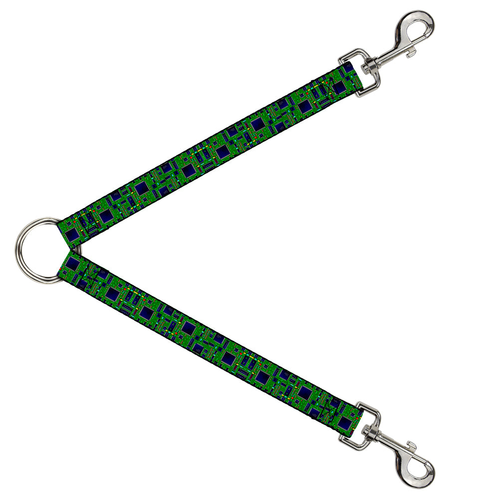 Dog Leash Splitter - Circuit Board2 Dog Leash Splitters Buckle-Down   