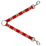 Dog Leash Splitter - Canada Flag Painted Dog Leash Splitters Buckle-Down   