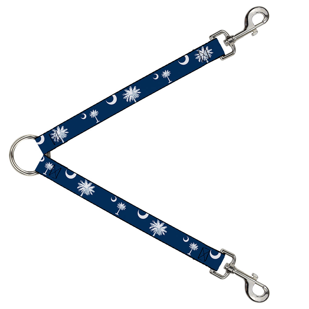 Dog Leash Splitter - South Carolina Flags Scattered Dog Leash Splitters Buckle-Down   