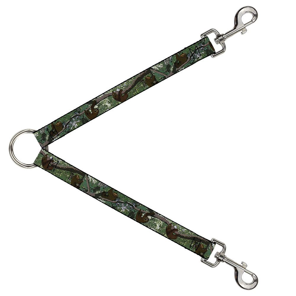 Dog Leash Splitter - Sloth Tree Hanging Posterized Dog Leash Splitters Buckle-Down   