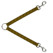 Dog Leash Splitter - Square Target Gold/Black Dog Leash Splitters Buckle-Down   