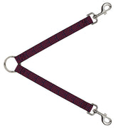 Dog Leash Splitter - Square Target Red/Navy Dog Leash Splitters Buckle-Down   