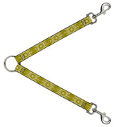 Dog Leash Splitter - Star Pinwheel Olive Greens Dog Leash Splitters Buckle-Down   