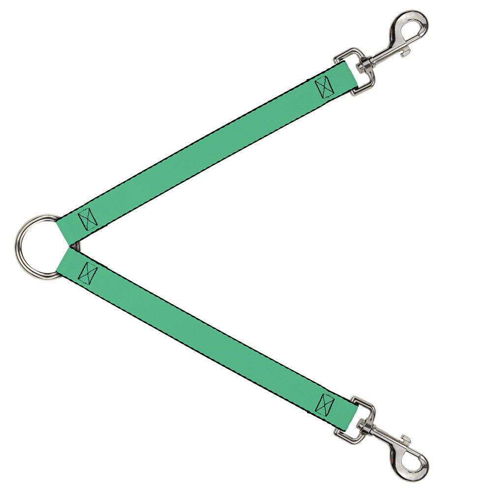 Dog Leash Splitter - Solid Rainforest Green Dog Leash Splitters Buckle-Down   