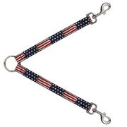 Dog Leash Splitter - Stars & Stripes Painting Dog Leash Splitters Buckle-Down   
