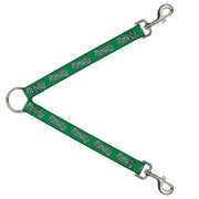 Dog Leash Splitter - Celtic Knot2 Greens/Black/White Dog Leash Splitters Buckle-Down   